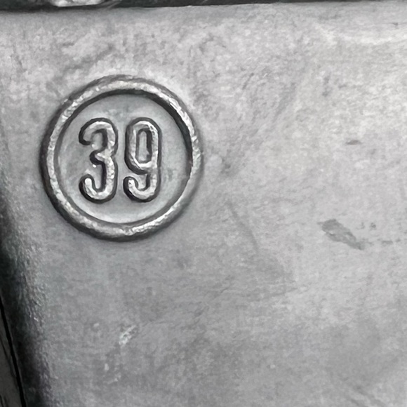 Dansko Mosaic Women’s Black Gray Patent Leather Slip On Clogs Shoes Size 8.5-9 - Picture 2 of 11